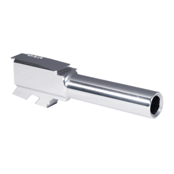 Flush Cut Crowned Match Grade Barrel for Glock 43 Polished