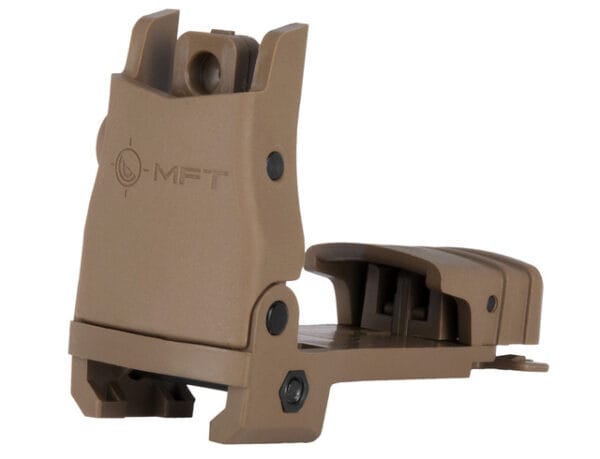 MISSION FIRST TACTICAL FLIP-UP FRONT & REAR SIGHT SET Scorched Dark Earth