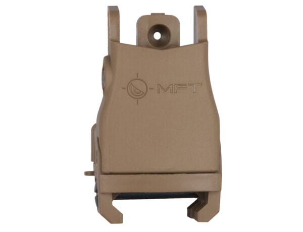 MISSION FIRST TACTICAL FLIP-UP FRONT & REAR SIGHT SET Scorched Dark Earth