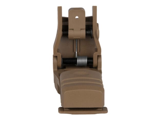 MISSION FIRST TACTICAL FLIP-UP FRONT & REAR SIGHT SET Scorched Dark Earth